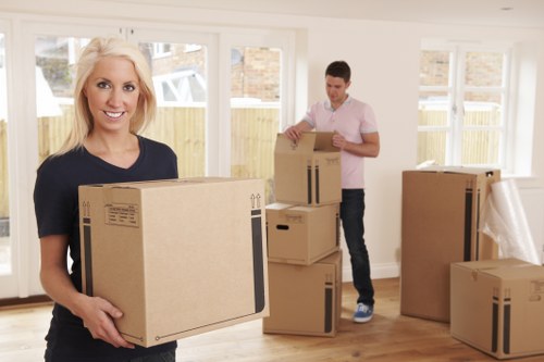 Removal truck loaded for moving in Kingston