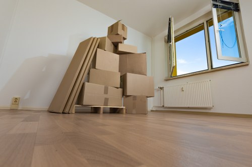 Scheduling a furniture pick-up service online